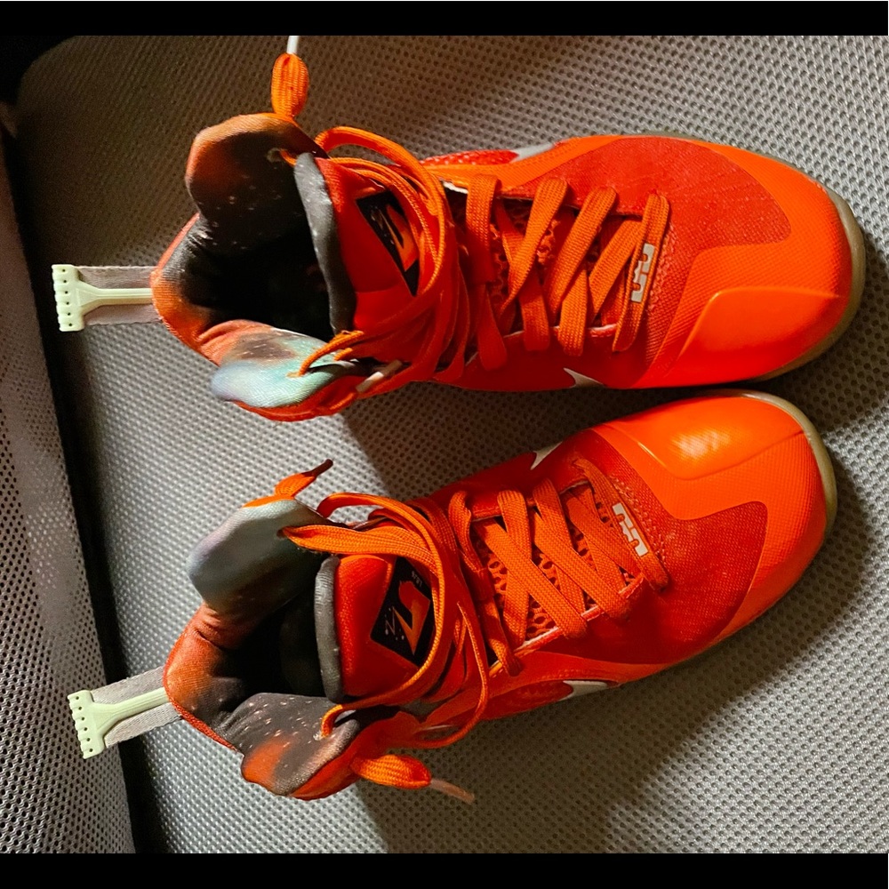 Nike LeBron  all stars Galaxy 9 high top  sneakers .